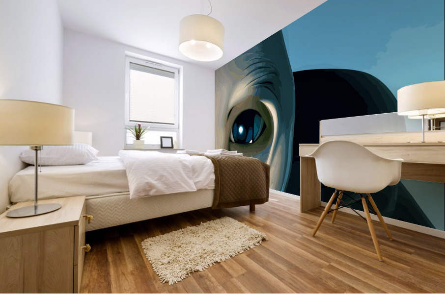 Ex·​tra·​ter·​res·​tri·​al Mural print