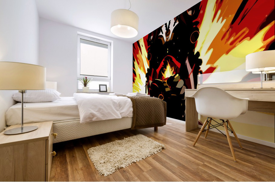 Paroxysmal Mural print