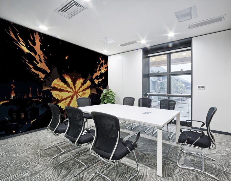 Lugubrious Wall Printing