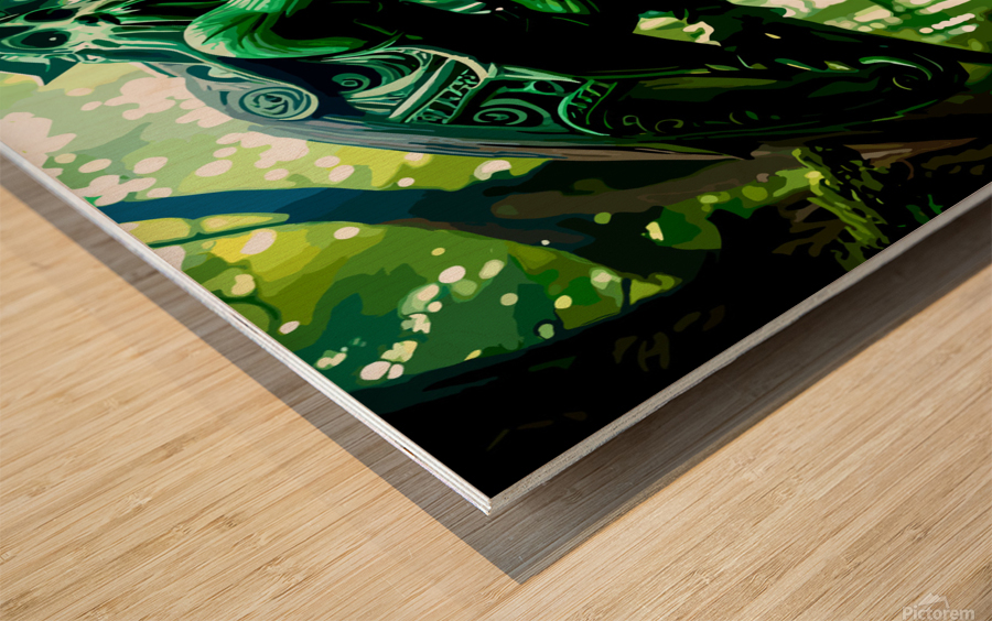 Subastral Wood print